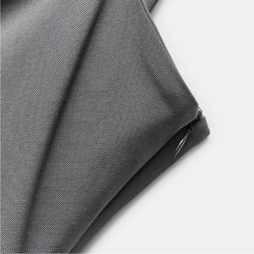 Zara. Grey Ruched Maxi Dress. NWT. Classic Silhouette. Size XS. - Picture 5 of 15